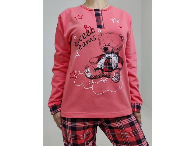 Піжама жіноча Triko Sweet dreams 56-58 Кораловий (60747728-3) - Фото 2