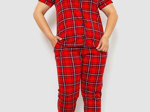 Піжама жіноча в клітку червона 219RP-320 Ager XXL