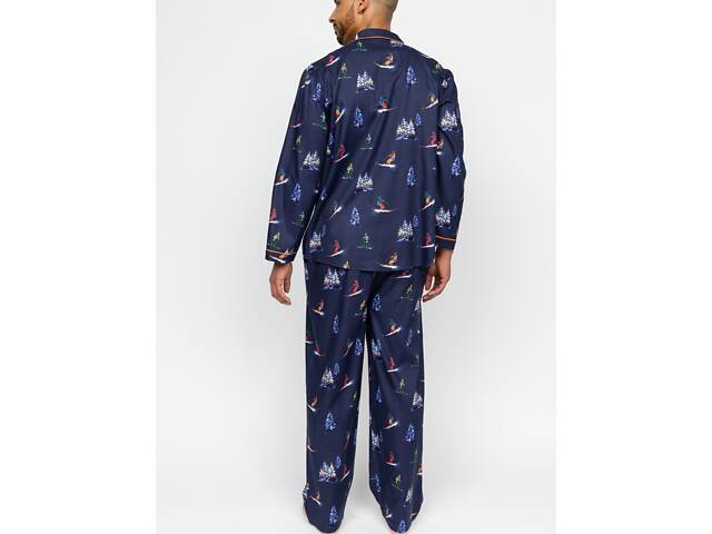 Піжама чоловіча Cyberjammies Alpes 3095-3096 XL Синій (5051877573352) - Фото 2
