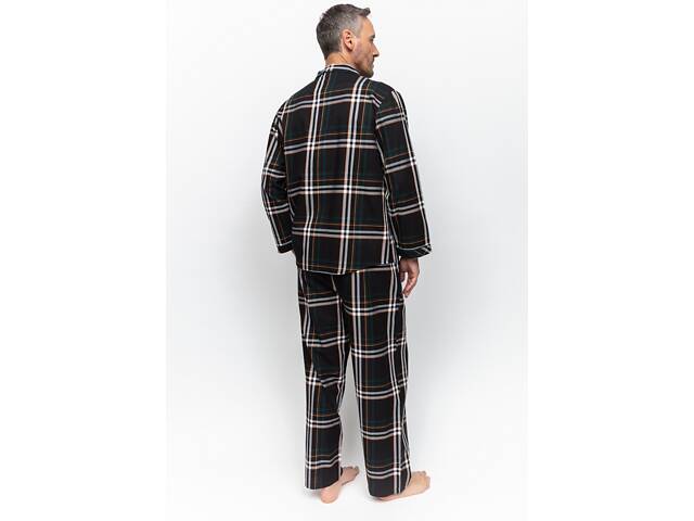 Піжама чоловіча Cyberjammies Blake 6976-6977 L Чорно-сіра (5051877483507) - Фото 3