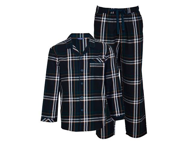 Піжама чоловіча Cyberjammies Blake 6976-6977 S Чорно-сірий (5051877483484) - Фото 1