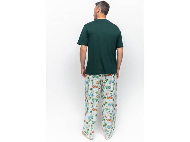 Піжама чоловіча Cyberjammies Bodhi 6995-6993 XL Різнокольорова (5051877483910) - Фото 2