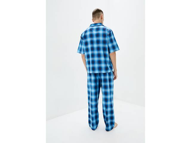 Піжама чоловіча Cyberjammies Elliot 6559-6560 M Синьо-блакитна (ZIK0000025728) - Фото 3