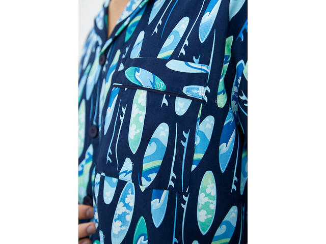 Піжама чоловіча Cyberjammies Elliot 6562-6563 XL Surfboard Print (ZIK0000025650) - Фото 2