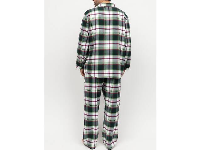 Піжама чоловіча Cyberjammies Forrest 3048-3049 L Зелено-червона (5051877532953) - Фото 2