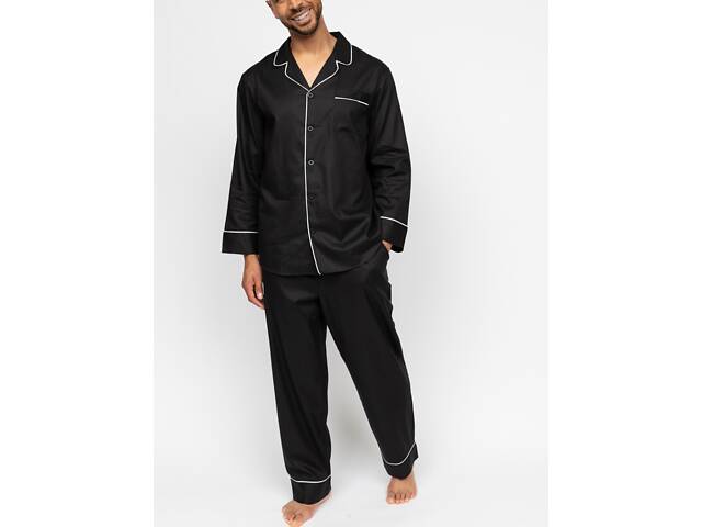 Піжама чоловіча Cyberjammies Hotel 3066_BLK M Чорний (ZIK0000028200) - Фото 1