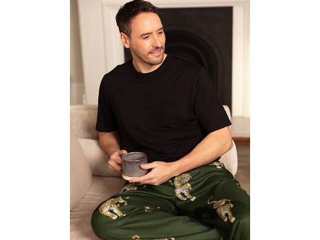 Піжама чоловіча Cyberjammies Olive 3124-3122 L Оливково-чорний (5051877617834) - Фото 6