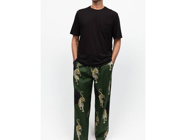 Піжама чоловіча Cyberjammies Olive 3124-3122 M Оливково-чорний (5051877617827) - Фото 3