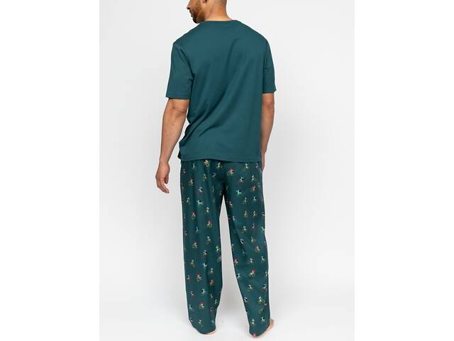 Піжама чоловіча Cyberjammies Theo 3105-3103 XL Зелений (5051877573710) - Фото 2