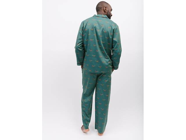 Піжама чоловіча Cyberjammies Whistler 6866-6867 XL Зелена (5051877472419) - Фото 2