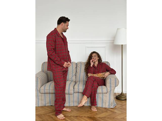 Піжама чоловіча червона DO3813 - Фото 9