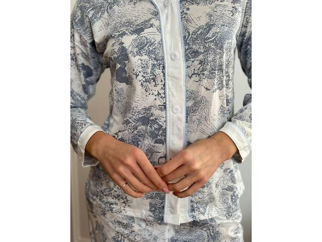 Піжама тоненька із довгими рукавами DO3881 XL - Фото 8