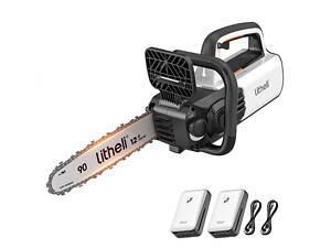 Пила аккумуляторная цепная Litheli питание от павербанка + Power Bank Litheli 20000 mAh 45W 2А