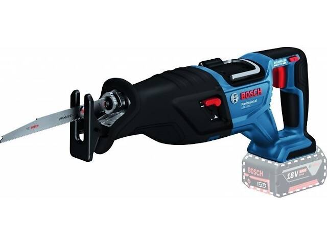 Пила шабельна акумуляторна Bosch GSA 185-LI, 18 В, пропил 230мм, хід 28мм, 3.2кг без АКБ та ЗП (0.601.6C0.020) - Фото 1