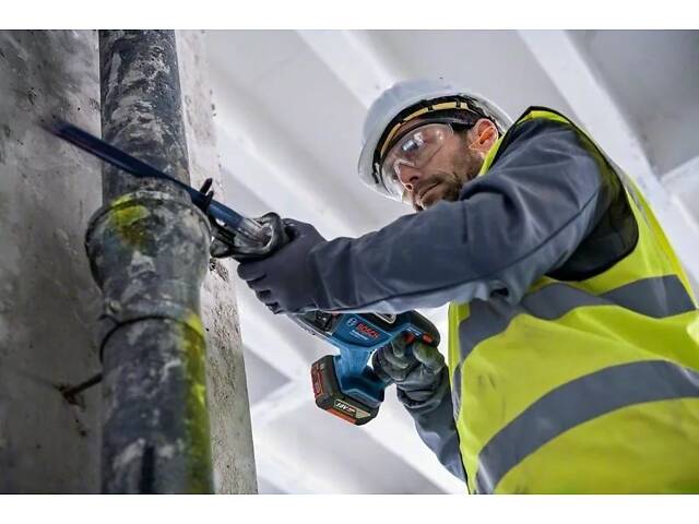 Пила шабельна акумуляторна Bosch GSA 185-LI, 18 В, пропил 230мм, хід 28мм, 3.2кг без АКБ та ЗП (0.601.6C0.020) - Фото 5