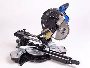 Пила торцювальна c протяжкою AL-FA ALMS250-2S : 2500 Вт | диск 255 мм | протяжка 300 мм