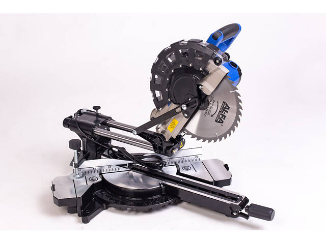 Пила торцовочная c протяжкой AL-FA ALMS250-2S 2500 Вт | диск 255 мм | протяжка 300 мм - Фото 1