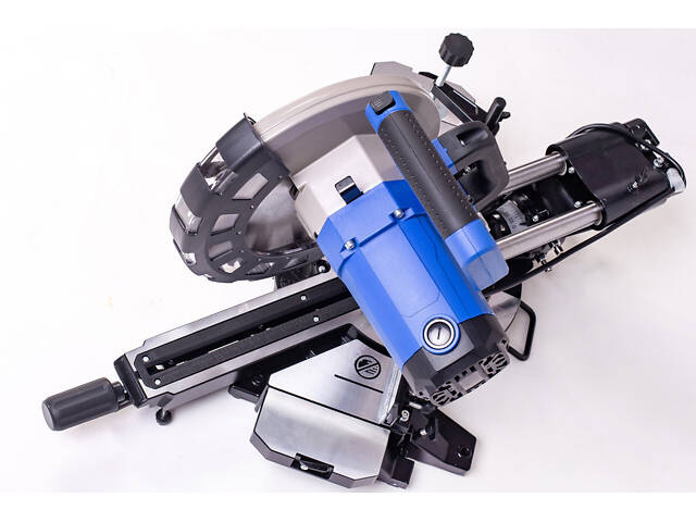 Пила торцовочная c протяжкой AL-FA ALMS250-2S 2500 Вт | диск 255 мм | протяжка 300 мм - Фото 2