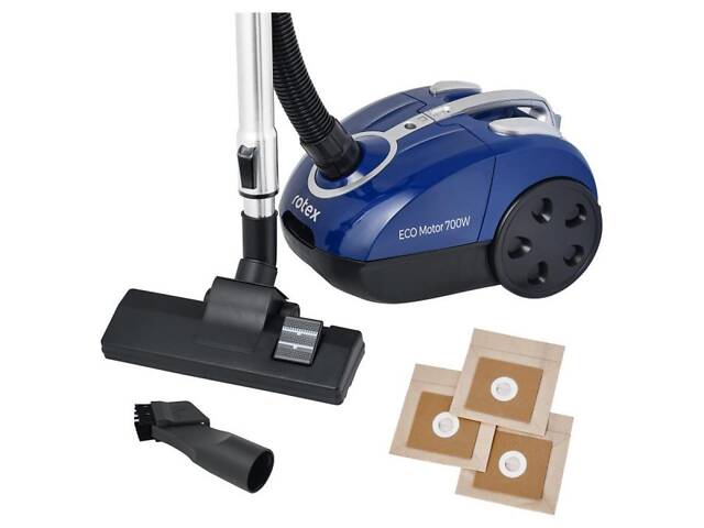 Пилосос Rotex RVB18-E Blue 700 Вт синій - Фото 1