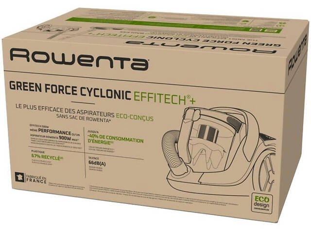 Пылесос Rowenta Green ForСe СyСloniС Max RO7B13EA 900 Вт черный - Фото 2