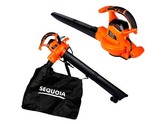 Садовий пилосос SEQUOIA 3.0 кВт, швидкість повітря 360 км/год, травозбірник 40 л (SEVB3036) - Фото 1