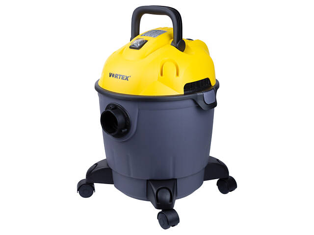 Будівельний пилосос 1200Вт 1.5м3/хв 15.5КПа пластиковий бак 18л VORTEX (5346233) - Фото 1