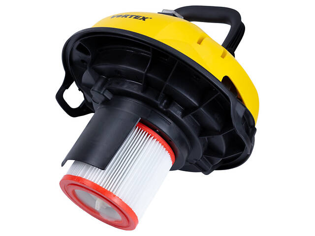 Будівельний пилосос 1200Вт 1.5м3/хв 15.5КПа пластиковий бак 18л VORTEX (5346233) - Фото 8