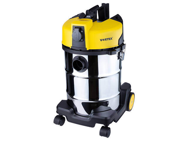 Будівельний пилосос 1400Вт 3.2м3/хв 22КПа нержавіючий бак 30л VORTEX (5346483) - Фото 1