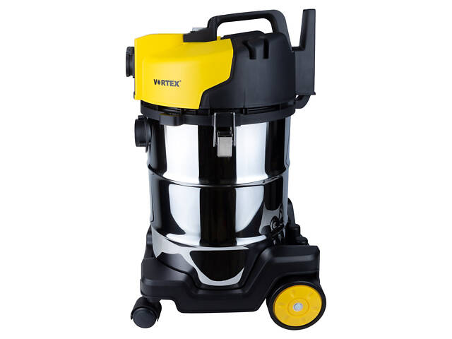 Будівельний пилосос 1400Вт 3.2м3/хв 22КПа нержавіючий бак 30л VORTEX (5346483) - Фото 2