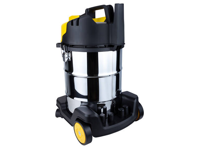 Будівельний пилосос 1400Вт 3.2м3/хв 22КПа нержавіючий бак 30л VORTEX (5346483) - Фото 3