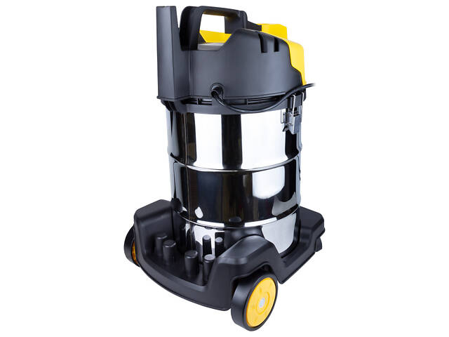 Будівельний пилосос 1400Вт 3.2м3/хв 22КПа нержавіючий бак 30л VORTEX (5346483) - Фото 5