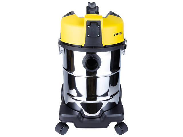 Будівельний пилосос 1400Вт 3.2м3/хв 22КПа нержавіючий бак 30л VORTEX (5346483) - Фото 6