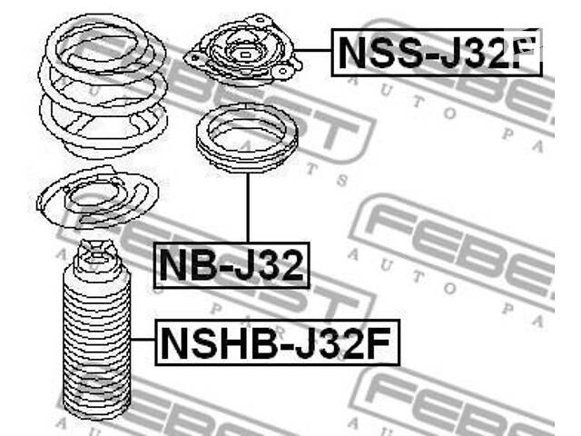 Пыльник амортизатора INFINITI JX (L50) / NISSAN QUEST (E52) 2006-2014 г.