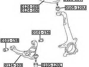 Пыльник опоры шаровой TOYOTA 4334569025