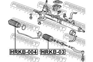 Пыльник рулевой рейки ACURA CL / NISSAN NV (Y10) / HONDA CR-V (RD_) 1986-2007 г.