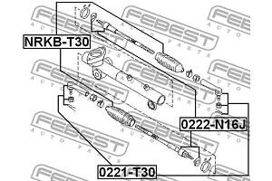 Пыльник рулевой рейки INFINITI FX / KIA RIO (UB) / DODGE CALIBER 1998-2017 г.