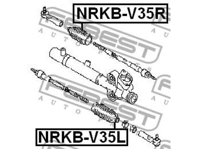 Пыльник рулевой рейки INFINITI G / INFINITI M35 / INFINITI I30 1997-2017 г.