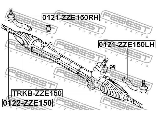 Пыльник рулевой рейки MAZDA 3 (BL) / MAZDA 5 (CR19) 1999-2020 г.