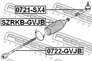 Пыльник рулевой рейки SUZUKI APV / SUZUKI LIANA / SUZUKI FORENZA 2001-2008 г.