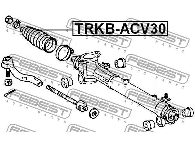 Пыльник рулевой рейки TOYOTA CAMRY (_V3_) / TOYOTA WINDOM (_V3_) 1996-2012 г.