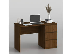 Письменный стол Дуб Родос темный 1200х550х754мм для офиса и дома эргономичный рабочий стол