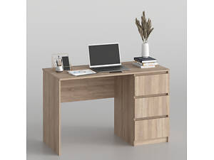 Письменный стол Дуб Сонома 1200х550х754мм эргономичный рабочий стол для офиса и дома мебель для обучения