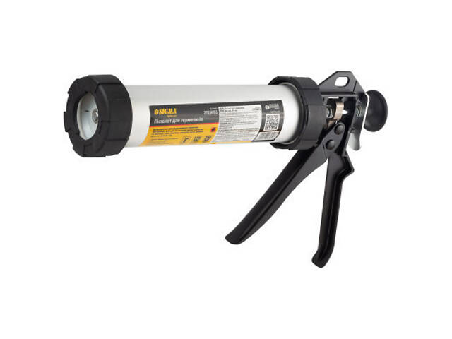 Пістолет для герметика Sigma 225мм 310мл алюмінієва туба (2723051) - Фото 3