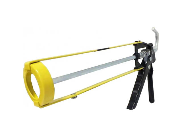 Пістолет для герметика Сталь 31103 46330 310 мл жовтий - Фото 1