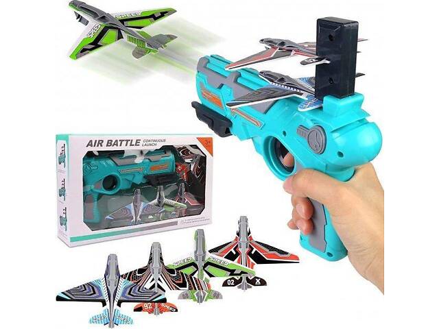 Пістолет катапульта з літаками, що літають Air Battle - Фото 2