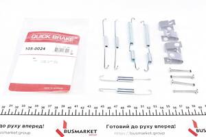 QUICK BRAKE 105-0024 Комплект пружинок колодок ручника Hyundai Sonata/Kia Cerato 04- (Mand