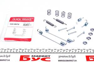 QUICK BRAKE 105-0672 Комплект пружинок колодок ручника Fiat Fiorino 1.1-1.7TD 87-01 (Bosch