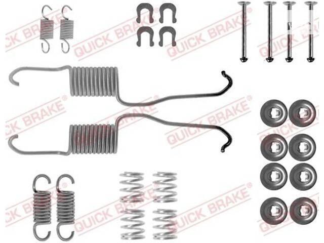 QUICK BRAKE 105-0684 Комплект пружинок колодок ручника Toyota Rav4 96-05 - Фото 1