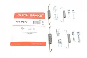 QUICK BRAKE 105-0877 Комплект пружинок колодок ручника Rover 75/MG ZT 99-05