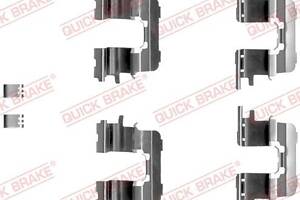 QUICK BRAKE 109-1290 Планка супорта (заднього) прижимна (к-кт) Toyota Avensis/Previa 00-09 (Sumitomo)